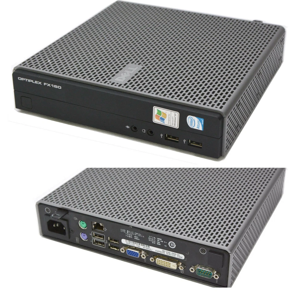 Dell OptiPlex FX160 Mini Computer 80 GB HDD 2GB SSD Dom Module DDR2 RAM #O32 MM - Image 1 of 1