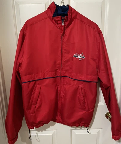 NHL  Washington Capitals Adult Small Full Zip Lightweight Jacket Cover