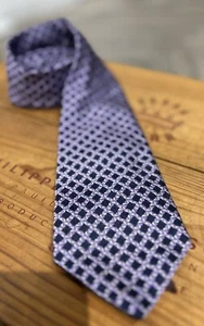 Corbata Gieves & Hawkes Nº 1 Savile Row Para Hombre Tejida a Mano Lavanda - Imagen 1 de 3