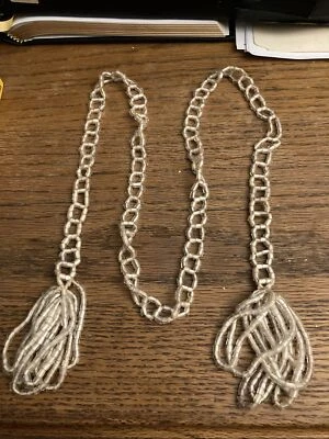 Cinturón vintage de moda para mujer cuentas cilíndricas de vidrio aleta nuevo” Foto 1 de 4