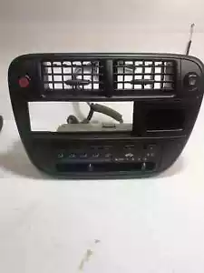 1996-1998 HONDA CIVIC CLIMATE CONTROL HEATER AC SINGLE DIN RADIO BEZEL HVAC OEM - Picture 1 of 4