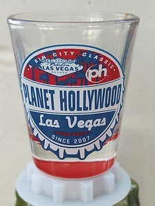 Planet Hollywood Las Vegas Clear Shot Glass - Picture 1 of 5