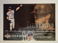 2002 Upper Deck Piece Of History #2 Darin Erstad Anaheim Angels