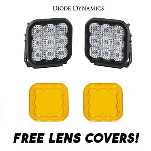 Diode Dynamics SS5 Sport LED Flood Light Kit w/ Multi Backlight Colors & Covers - Picture 1 of 10