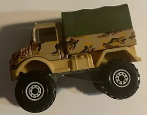 1990 Hot Wheels Military Army Marines Desert Camo Troop Cargo Truck Diecast Toy - Picture 1 of 7