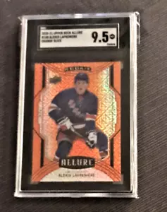 2020-21 Upper Deck Allure #150 Alexis Lafreniere Orange Slice SGC 9.5 Rookie - Picture 1 of 2
