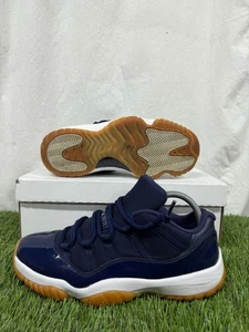 Size 8.5 - Air Jordan 11 Retro Low Navy Gum Clean - Picture 1 of 9