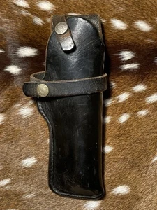 Black Leather Holster Made By Bucheimer For 1911 (full size) - Picture 1 of 9