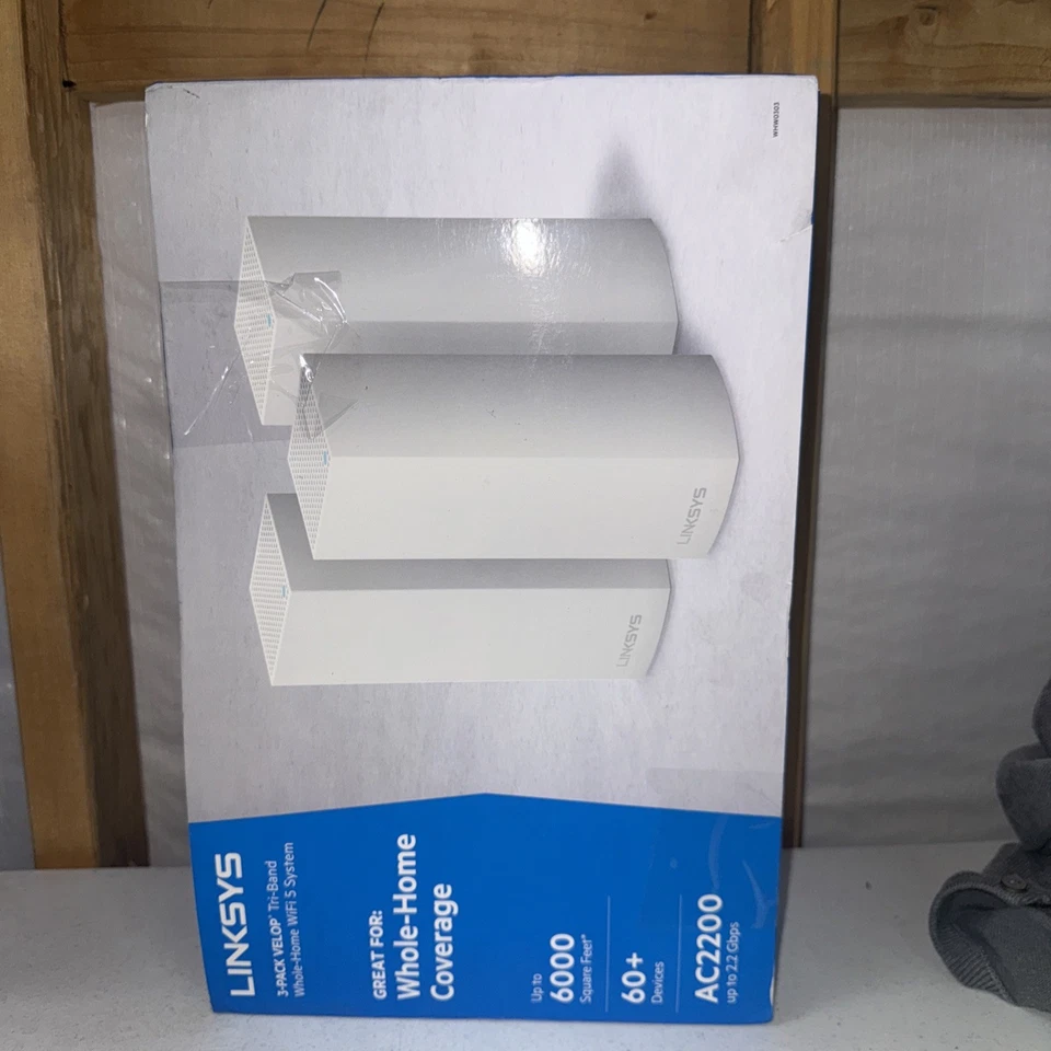 Linksys Velop Tri-Band AC2200 Whole Home WiFi Mesh System, 3-Pack - Image 1 of 4