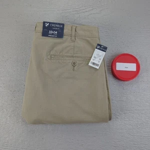 Pantalones chinos Cremieux Madison talla 32x34 calce recto frente plano nuevos - Imagen 1 de 15