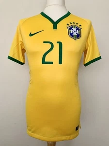 Brazil 2014-2015 Home Copa America Coutinho match worn Nike rare football shirt - Picture 1 of 11