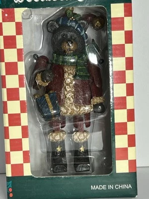 Adorno Woodlook Articulado Resina Rústica Adornos de Navidad Nuevo en Caja Oso Foto 1 de 2