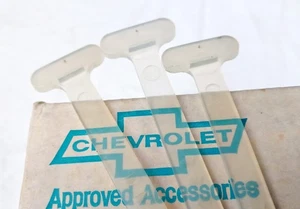 1963-1964 Corvette NOS GM Clear Engine Harness Tie Straps 283 327 FI 63 64 - Foto 1 di 2