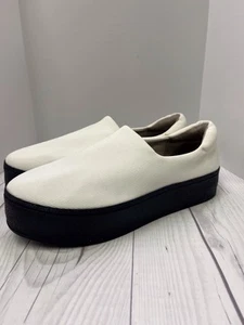 Opening Ceremony Womans Size 7.5 USA CiCi Platform Slip-on Shoe White 38 EU - Picture 1 of 10