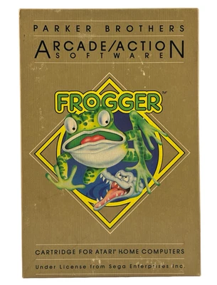 Computadora doméstica Parker Brothers Atari Sega Frogger 1982 probada en caja original buen estado Foto 1 de 4