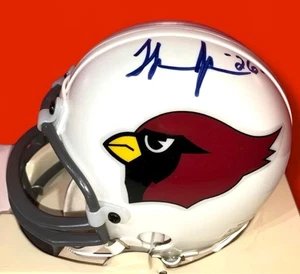 THOMAS JONES AUTOGRAPH SIGNED 2000 TOPPS RESV CARDINALS MINI HELMET TOPPS HOLO - Picture 1 of 9