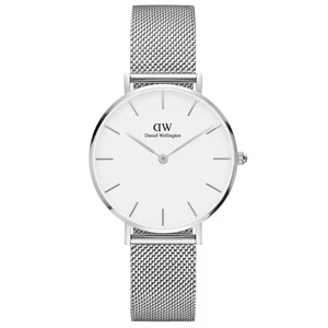 Reloj para mujer Daniel Wellington Petite de plata esterlina esfera blanca DW00100164 - Imagen 1 de 19