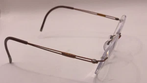 SILHOUETTE BRILLE NUR GESTELL 5521 BRAUN RANDLOS 51-17-140 - Bild 1 von 7