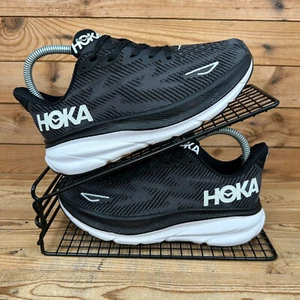 Hoka One One Damen-Sportschuhe Größe UK 4,5 Clifton 9 schwarz weiß Mesh Laufen Fitnessstudio - Bild 1 von 12