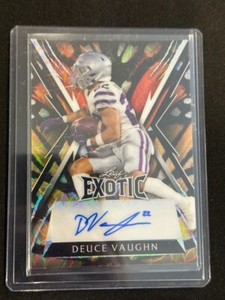 2023 Leaf Exotic Butterfly Crystals Deuce Vaughn RC REFRACTOR Auto #D 2/2