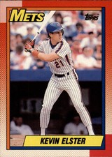 1990 O-Pee-Chee New York Mets Baseball Card #734 Kevin Elster