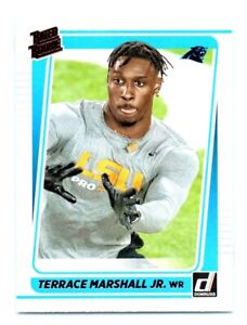 2021 Donruss Rated Rookie Portrait Terrace Marshall Jr. Rookie Carolina Panthers