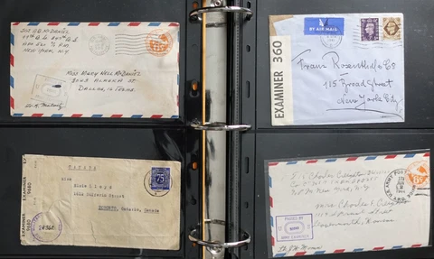 ZAYIX 50+ World War, Censored, Open by Examiner, Postal History Covers Album M10 Cover