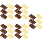  Set of 5 Simulierte Schokoladenornamente Schokoladen-Ornamente Gro