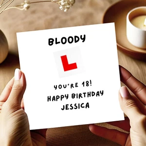 Tarjeta de cumpleaños divertida personalizada para esposo, esposa, tío, abuelo, abuelo, amigo - Imagen 1 de 3
