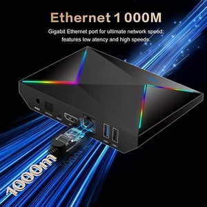 Android 14 8K Streaming Box HDCP 2.3 Dolby Vision HDR10+ 4+64GB WiFi6 - Picture 1 of 16