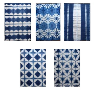 Indigo Blue Dye, Hand Dye, Tie Dye, wall decor, shibori decor, wall art,Tapestry - Picture 1 of 18