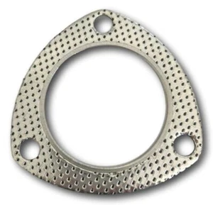 2 1/4" 57mm Exhaust Flange Gasket 3 Bolt 78mm BHC Muffler Gaskets W/Fire Ring - Picture 1 of 5