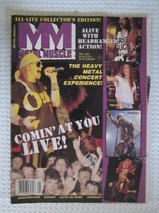 Metal Muscle magazine May 1991 - AC/DC-Gunners-Trixter-Poison - Picture 1 of 4