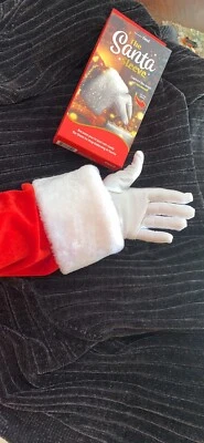 Manga de Papá Noel con guante manga de Navidad para foto Foto 1 de 4
