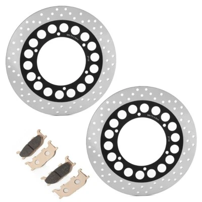 Front Brake Rotors Pads for YAMAHA V Star 1100 1300 XVS1100 XVS1300A/CT 07-13 - Image 1 of 4