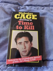 Time to Kill (VHS, 1990) Nicolas Cage Brand New Sealed - Picture 1 of 6