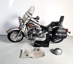Franklin Mint Silver 1989 Harley-Davidson Heritage Softail Classic 1:10 - Picture 1 of 7