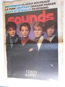 SOUNDS music magazine April 10th 1982 Japan Motorhead Silverwing Sinatras - Picture 1 of 1