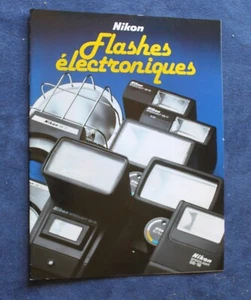 NIKON FLASHES ELECTRONIQUES / BROCHURE - Picture 1 of 2
