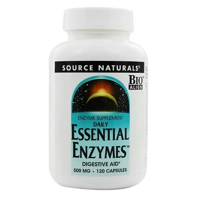 Source Naturals Essential Enzymes 500 Mg, 120 Capsules - Image 1 of 4