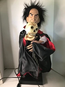 Telco Dracula Motion-ette Animated 24" Figure Halloween 1987 Works No Box - Picture 1 of 9