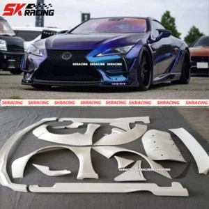Fits LEXUS RCF 2015+ Front Rear Lip Bumper Wheel Arch Side Skirt Fender BodyKits - Picture 1 of 13