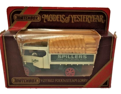Neu OVP Matchbox Modelle von Gestern Y27 1922 Foden Steam Lorry LKW  2.Wahl * - Bild 1 von 3