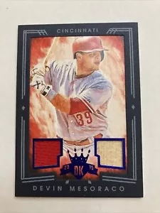 Devin Mesoraco Dual Game Worn Relic Patch /25 SP Ultra Rare 2015 Panini - Picture 1 of 5