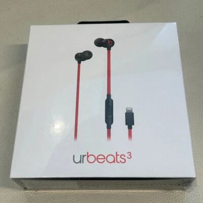 Auriculares con cable para Beats by Dr. Dre urBeats3 Iluminación Auriculares internos rojos iOS Foto 1 de 4