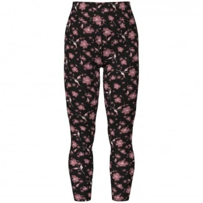 TC2 LuLaRoe Tall & Curvy 2 Leggings Cute Flowers Floral Print on Black NWT 400 - Image 1 of 4