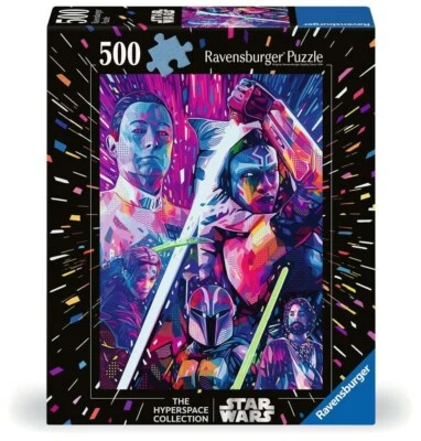 Ahsoka "Star Wars Hyperspace" 500 Piece Jigsaw Puzzle Ravensburger New - Image 1 of 2