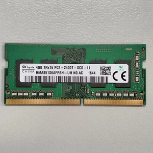 SK Hynix 4GB DDR4 RAM PC4-19200 CL17 2400MHz Non-ECC SODIMM HMA851S6AFR6N-UH - Picture 1 of 4