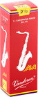 Reed Of Saxophone Tenor Sib / Bb Vandoren Java Red - Box Of 5 Reeds