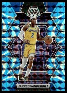 2022-23 Mosaic Blue Reactive Prizms Jarred Vanderbilt Los Angeles Lakers #21 - Picture 1 of 2